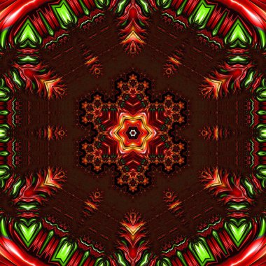 Soyut Bilgisayar Fraktal Tasarımı. Fraktal hiç bitmeyen bir desen. Fraktallar, farklı ölçeklerde kendine benzeyen sonsuz derecede karmaşık kalıplardır.