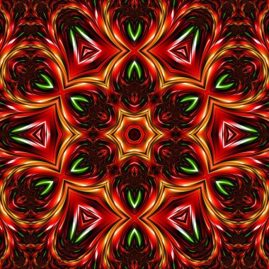 Soyut Bilgisayar Fraktal Tasarımı. Fraktal hiç bitmeyen bir desen. Fraktallar, farklı ölçeklerde kendine benzeyen sonsuz derecede karmaşık kalıplardır.