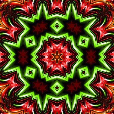 Soyut Bilgisayar Fraktal Tasarımı. Fraktal hiç bitmeyen bir desen. Fraktallar, farklı ölçeklerde kendine benzeyen sonsuz derecede karmaşık kalıplardır.