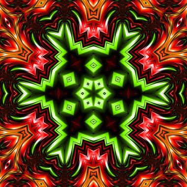 Soyut Bilgisayar Fraktal Tasarımı. Fraktal hiç bitmeyen bir desen. Fraktallar, farklı ölçeklerde kendine benzeyen sonsuz derecede karmaşık kalıplardır.