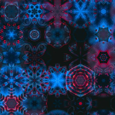 Soyut Bilgisayar Fraktal Tasarımı. Fraktal hiç bitmeyen bir desen. Fraktallar, farklı ölçeklerde kendine benzeyen sonsuz derecede karmaşık kalıplardır.