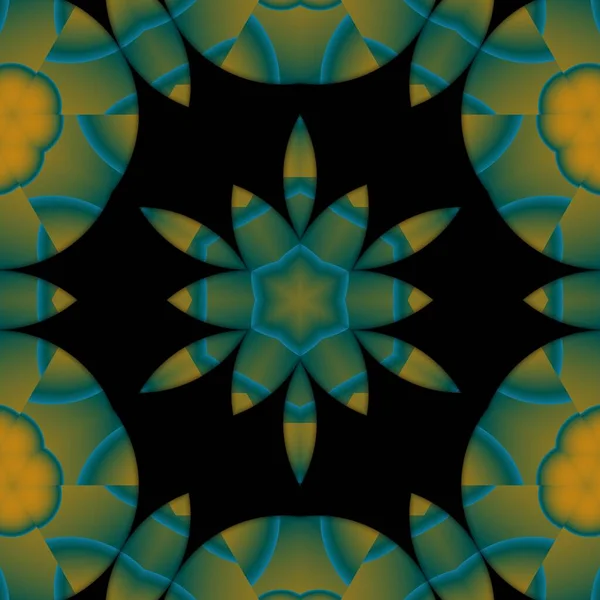 计算机生成的分形设计 分形是一种无穷无尽的模式 分形是无限复杂的模式 在不同的尺度上是自相似的 — 图库照片