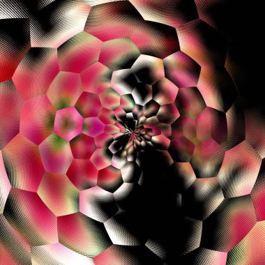 Soyut Bilgisayar Fraktal Tasarımı. Fraktal hiç bitmeyen bir desen. Fraktallar, farklı ölçeklerde kendine benzeyen sonsuz derecede karmaşık kalıplardır.