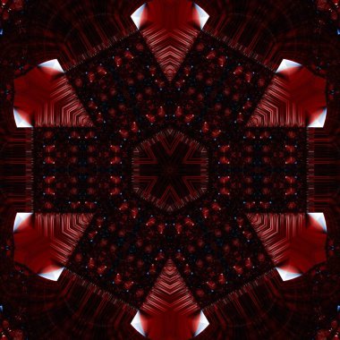 Soyut Bilgisayar Fraktal Tasarımı. Fraktal hiç bitmeyen bir desen. Fraktallar, farklı ölçeklerde kendine benzeyen sonsuz derecede karmaşık kalıplardır.