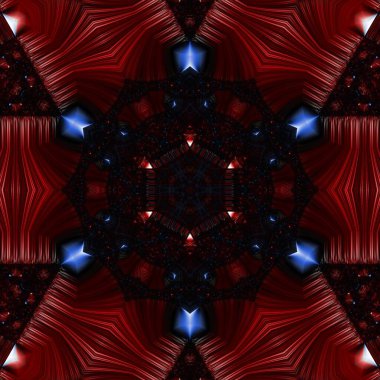 Soyut Bilgisayar Fraktal Tasarımı. Fraktal hiç bitmeyen bir desen. Fraktallar, farklı ölçeklerde kendine benzeyen sonsuz derecede karmaşık kalıplardır.