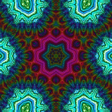 Soyut Bilgisayar Fraktal Tasarımı. Fraktal hiç bitmeyen bir desen. Fraktallar, farklı ölçeklerde kendine benzeyen sonsuz derecede karmaşık kalıplardır.