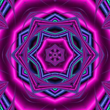 Soyut Bilgisayar Fraktal Tasarımı. Fraktal hiç bitmeyen bir desen. Fraktallar, farklı ölçeklerde kendine benzeyen sonsuz derecede karmaşık kalıplardır.