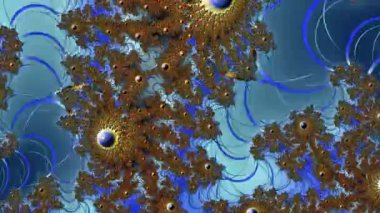 Soyut Bilgisayar Fraktal Tasarımı. Fraktal hiç bitmeyen bir desen. Fraktallar, farklı ölçeklerde kendine benzeyen sonsuz derecede karmaşık kalıplardır.