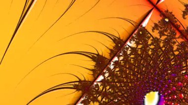 Soyut Bilgisayar Fraktal Tasarımı. Fraktal hiç bitmeyen bir desen. Fraktallar, farklı ölçeklerde kendine benzeyen sonsuz derecede karmaşık kalıplardır.