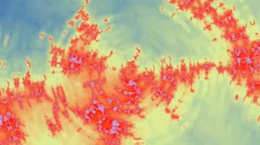 Soyut Bilgisayar Fraktal Tasarımı. Fraktal hiç bitmeyen bir desen. Fraktallar, farklı ölçeklerde kendine benzeyen sonsuz derecede karmaşık kalıplardır.