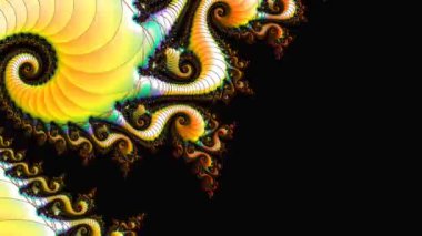 Soyut Bilgisayar Fraktal Tasarımı. Fraktal hiç bitmeyen bir desen. Fraktallar, farklı ölçeklerde kendine benzeyen sonsuz derecede karmaşık kalıplardır.