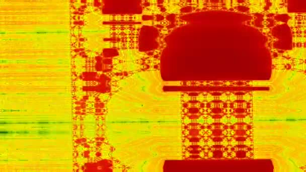 Computer Astratto Generato Disegno Frattale Frattale Uno Schema Senza Fine — Video Stock