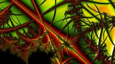 Soyut Bilgisayar Fraktal Tasarımı. Fraktal hiç bitmeyen bir desen. Fraktallar, farklı ölçeklerde kendine benzeyen sonsuz derecede karmaşık kalıplardır.