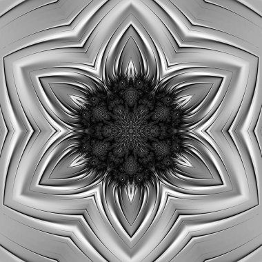 Soyut Bilgisayar Fraktal Tasarımı. Fraktal hiç bitmeyen bir desen. Fraktallar, farklı ölçeklerde kendine benzeyen sonsuz derecede karmaşık kalıplardır.