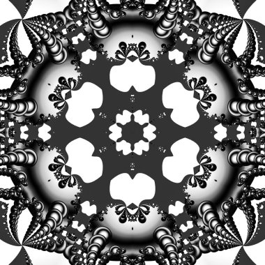 Soyut Bilgisayar Fraktal Tasarımı. Fraktal hiç bitmeyen bir desen. Fraktallar, farklı ölçeklerde kendine benzeyen sonsuz derecede karmaşık kalıplardır.