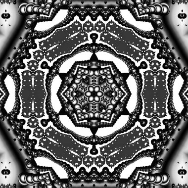 Soyut Bilgisayar Fraktal Tasarımı. Fraktal hiç bitmeyen bir desen. Fraktallar, farklı ölçeklerde kendine benzeyen sonsuz derecede karmaşık kalıplardır.