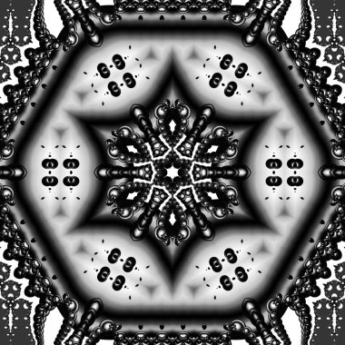 Soyut Bilgisayar Fraktal Tasarımı. Fraktal hiç bitmeyen bir desen. Fraktallar, farklı ölçeklerde kendine benzeyen sonsuz derecede karmaşık kalıplardır.