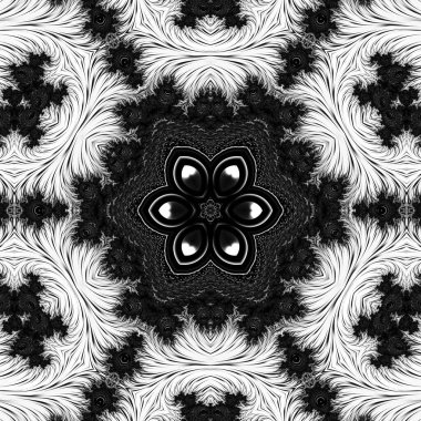 Soyut Bilgisayar Fraktal Tasarımı. Fraktal hiç bitmeyen bir desen. Fraktallar, farklı ölçeklerde kendine benzeyen sonsuz derecede karmaşık kalıplardır.