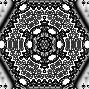 Soyut Bilgisayar Fraktal Tasarımı. Fraktal hiç bitmeyen bir desen. Fraktallar, farklı ölçeklerde kendine benzeyen sonsuz derecede karmaşık kalıplardır.