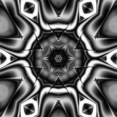 Soyut Bilgisayar Fraktal Tasarımı. Fraktal hiç bitmeyen bir desen. Fraktallar, farklı ölçeklerde kendine benzeyen sonsuz derecede karmaşık kalıplardır.