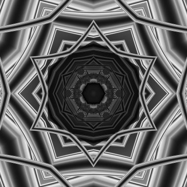 Soyut Bilgisayar Fraktal Tasarımı. Fraktal hiç bitmeyen bir desen. Fraktallar, farklı ölçeklerde kendine benzeyen sonsuz derecede karmaşık kalıplardır.