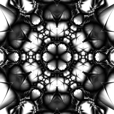 Soyut Bilgisayar Fraktal Tasarımı. Fraktal hiç bitmeyen bir desen. Fraktallar, farklı ölçeklerde kendine benzeyen sonsuz derecede karmaşık kalıplardır.