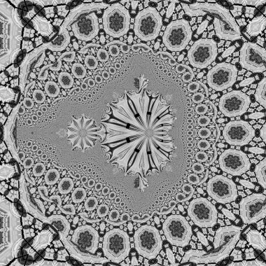 Soyut Bilgisayar Fraktal Tasarımı. Fraktal hiç bitmeyen bir desen. Fraktallar, farklı ölçeklerde kendine benzeyen sonsuz derecede karmaşık kalıplardır.