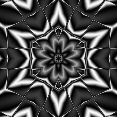 Soyut Bilgisayar Fraktal Tasarımı. Fraktal hiç bitmeyen bir desen. Fraktallar, farklı ölçeklerde kendine benzeyen sonsuz derecede karmaşık kalıplardır.