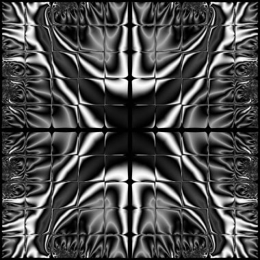 Soyut Bilgisayar Fraktal Tasarımı. Fraktal hiç bitmeyen bir desen. Fraktallar, farklı ölçeklerde kendine benzeyen sonsuz derecede karmaşık kalıplardır.