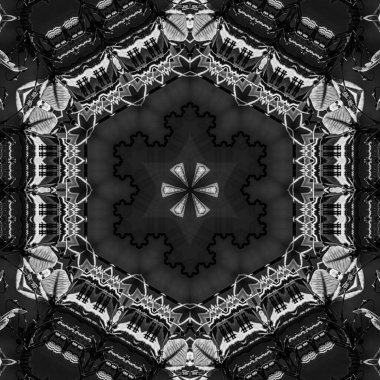 Soyut Bilgisayar Fraktal Tasarımı. Fraktal hiç bitmeyen bir desen. Fraktallar, farklı ölçeklerde kendine benzeyen sonsuz derecede karmaşık kalıplardır.