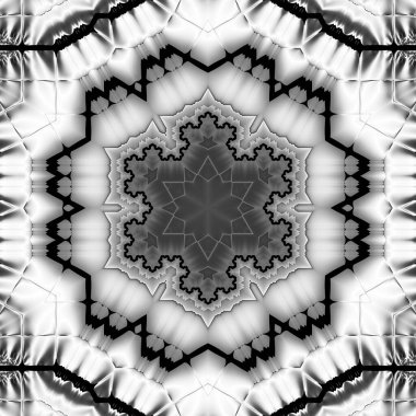 Soyut Bilgisayar Fraktal Tasarımı. Fraktal hiç bitmeyen bir desen. Fraktallar, farklı ölçeklerde kendine benzeyen sonsuz derecede karmaşık kalıplardır.