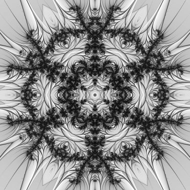 Soyut Bilgisayar Fraktal Tasarımı. Fraktal hiç bitmeyen bir desen. Fraktallar, farklı ölçeklerde kendine benzeyen sonsuz derecede karmaşık kalıplardır.