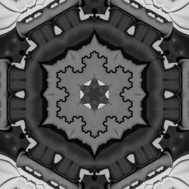 Soyut Bilgisayar Fraktal Tasarımı. Fraktal hiç bitmeyen bir desen. Fraktallar, farklı ölçeklerde kendine benzeyen sonsuz derecede karmaşık kalıplardır.