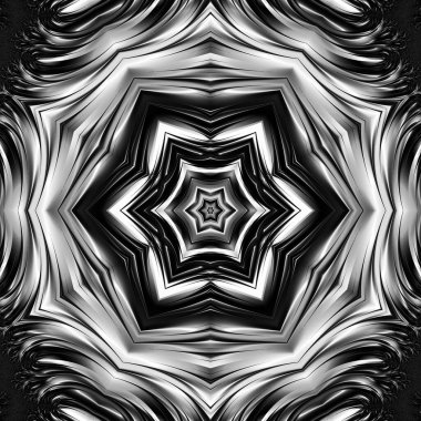 Soyut Bilgisayar Fraktal Tasarımı. Fraktal hiç bitmeyen bir desen. Fraktallar, farklı ölçeklerde kendine benzeyen sonsuz derecede karmaşık kalıplardır.