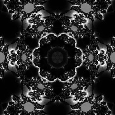Soyut Bilgisayar Fraktal Tasarımı. Fraktal hiç bitmeyen bir desen. Fraktallar, farklı ölçeklerde kendine benzeyen sonsuz derecede karmaşık kalıplardır.