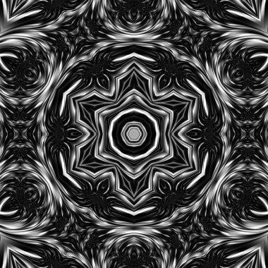 Soyut Bilgisayar Fraktal Tasarımı. Fraktal hiç bitmeyen bir desen. Fraktallar, farklı ölçeklerde kendine benzeyen sonsuz derecede karmaşık kalıplardır.