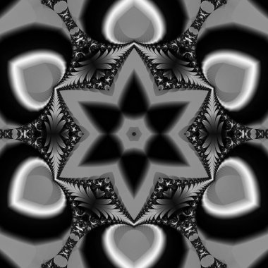 Soyut Bilgisayar Fraktal Tasarımı. Fraktal hiç bitmeyen bir desen. Fraktallar, farklı ölçeklerde kendine benzeyen sonsuz derecede karmaşık kalıplardır.