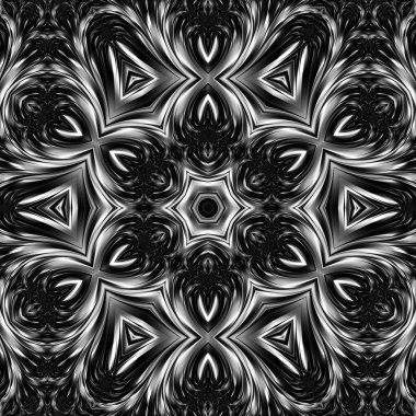 Soyut Bilgisayar Fraktal Tasarımı. Fraktal hiç bitmeyen bir desen. Fraktallar, farklı ölçeklerde kendine benzeyen sonsuz derecede karmaşık kalıplardır.