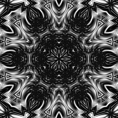 Soyut Bilgisayar Fraktal Tasarımı. Fraktal hiç bitmeyen bir desen. Fraktallar, farklı ölçeklerde kendine benzeyen sonsuz derecede karmaşık kalıplardır.