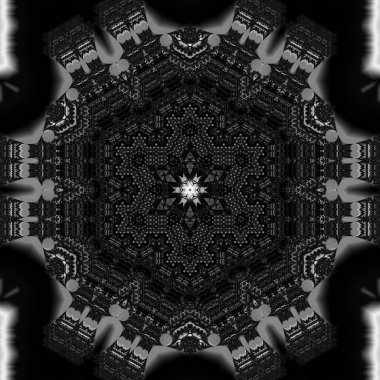 Soyut Bilgisayar Fraktal Tasarımı. Fraktal hiç bitmeyen bir desen. Fraktallar, farklı ölçeklerde kendine benzeyen sonsuz derecede karmaşık kalıplardır.