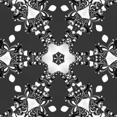 Soyut Bilgisayar Fraktal Tasarımı. Fraktal hiç bitmeyen bir desen. Fraktallar, farklı ölçeklerde kendine benzeyen sonsuz derecede karmaşık kalıplardır.