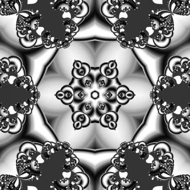 Soyut Bilgisayar Fraktal Tasarımı. Fraktal hiç bitmeyen bir desen. Fraktallar, farklı ölçeklerde kendine benzeyen sonsuz derecede karmaşık kalıplardır.