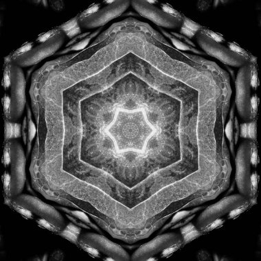 Soyut Bilgisayar Fraktal Tasarımı. Fraktal hiç bitmeyen bir desen. Fraktallar, farklı ölçeklerde kendine benzeyen sonsuz derecede karmaşık kalıplardır.