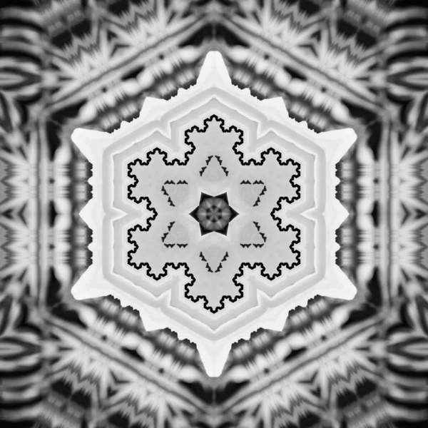 Abstract Computergegenereerd Fractaal Ontwerp Een Fractal Een Nooit Eindigend Patroon — Stockfoto