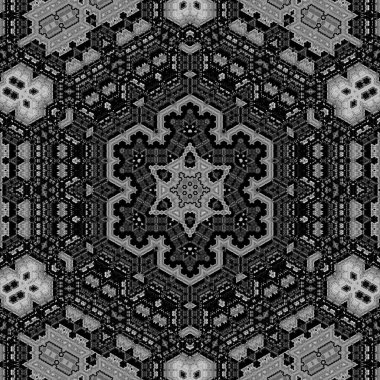 Soyut Bilgisayar Fraktal Tasarımı. Fraktal hiç bitmeyen bir desen. Fraktallar, farklı ölçeklerde kendine benzeyen sonsuz derecede karmaşık kalıplardır.