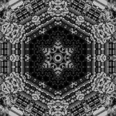 Soyut Bilgisayar Fraktal Tasarımı. Fraktal hiç bitmeyen bir desen. Fraktallar, farklı ölçeklerde kendine benzeyen sonsuz derecede karmaşık kalıplardır.