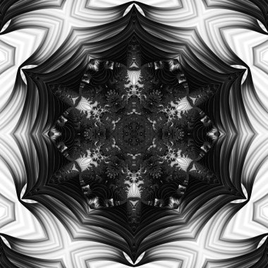 Soyut Bilgisayar Fraktal Tasarımı. Fraktal hiç bitmeyen bir desen. Fraktallar, farklı ölçeklerde kendine benzeyen sonsuz derecede karmaşık kalıplardır.