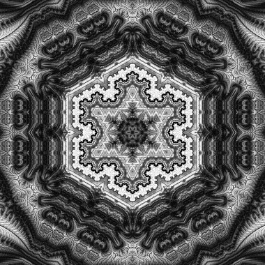 Soyut Bilgisayar Fraktal Tasarımı. Fraktal hiç bitmeyen bir desen. Fraktallar, farklı ölçeklerde kendine benzeyen sonsuz derecede karmaşık kalıplardır.