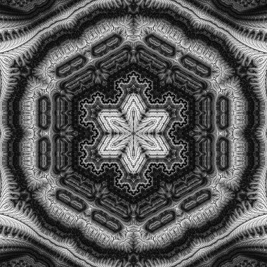 Soyut Bilgisayar Fraktal Tasarımı. Fraktal hiç bitmeyen bir desen. Fraktallar, farklı ölçeklerde kendine benzeyen sonsuz derecede karmaşık kalıplardır.