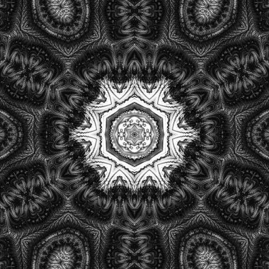 Soyut Bilgisayar Fraktal Tasarımı. Fraktal hiç bitmeyen bir desen. Fraktallar, farklı ölçeklerde kendine benzeyen sonsuz derecede karmaşık kalıplardır.